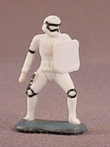 Star Wars Micro Machines Stormtrooper With Riot Shield Figure, First Order, 2015-2016 Hasbro, The Force Awakens