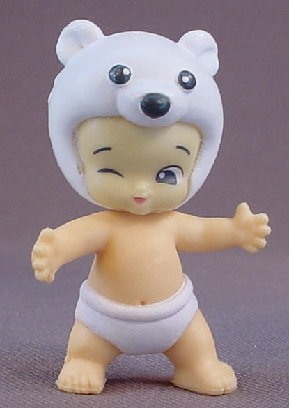 Baby Twozie Iggy Figure With A Polar Bear Hat, Season 1, Two Cool, Rare, 2016-2017 Moose, Twozies, The Head Turns, Doll, T1-056