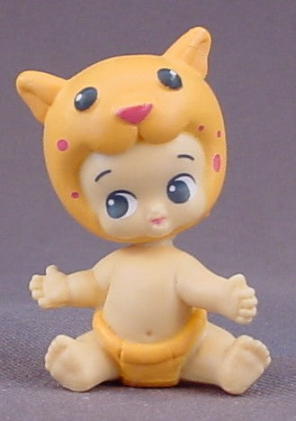 Baby Twozie Speedie Figure With An Orange Cheetah Hat, Season 1, Two Cool, 2016-2017 Moose, Twozies, The Head Turns, Doll, T1-003