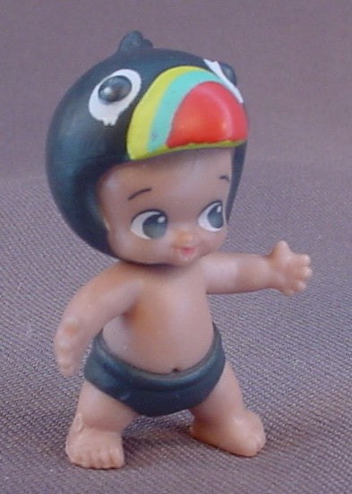 Baby Twozie Billy Figure With A Toucan Or Parrot Hat, Season 1, Two Noisy, 2016-2017 Moose, Twozies, The Head Turns, Doll, T1-060