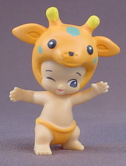 Baby Twozie Lofty Figure With An Orange Giraffe Hat, Season 1, Two Wild, 2016-2017 Moose, Twozies, The Head Turns, Doll, T1-002