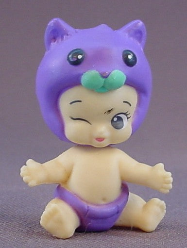 Baby Twozie Jelly Figure With A Purple Hamster Hat, Season 1, Two Cheeky, 2016-2017 Moose, Twozies, The Head Turns, Doll, T1-007