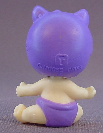 Baby Twozie Jelly Figure With A Purple Hamster Hat, Season 1, Two Cheeky, 2016-2017 Moose, Twozies, The Head Turns, Doll, T1-007