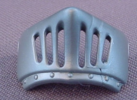 Playmobil Silver Gray Pointed Visor For A Knight's Helmet, 3030 3123 3269 3314 3319 3887 3890 4063