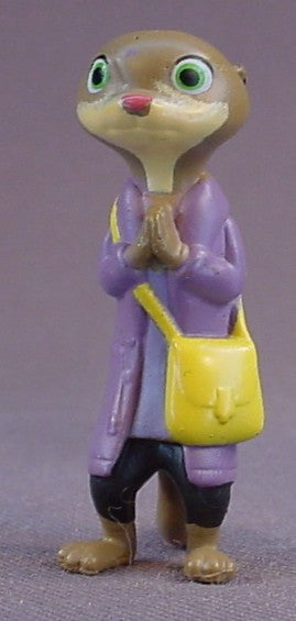 Disney Zootopia Movie Mrs Otterton PVC Figure, 2 Inches Tall
