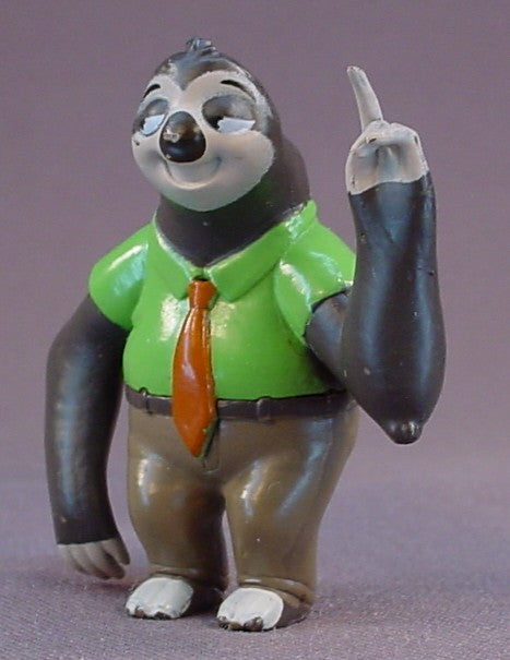 Disney Zootopia Movie Flash PVC Figure, 2 1/4 Inches Tall, Sloth That Works At The DMV
