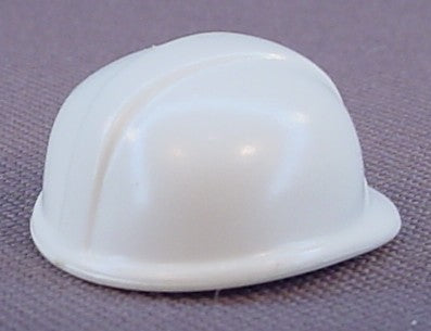 Playmobil White Modern Construction Helmet Hat, 3001 3001A 3454 3472 3756 3757 3759 3761 4036 4037
