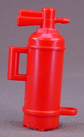 Playmobil Red Fire Extinguisher With Sticker, 3014 3070 3085 3130 3160 3166 3177 3181 3182 3190 3214