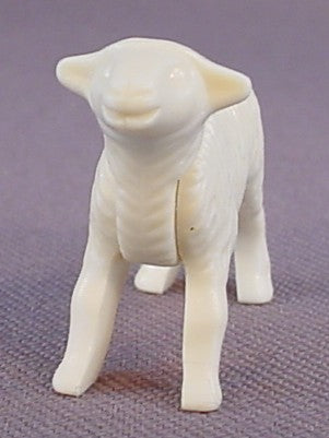 Playmobil White Lamb Baby Sheep Animal Figure, Jointed At The Neck, 3078 3243 3368 3824 3993 3996
