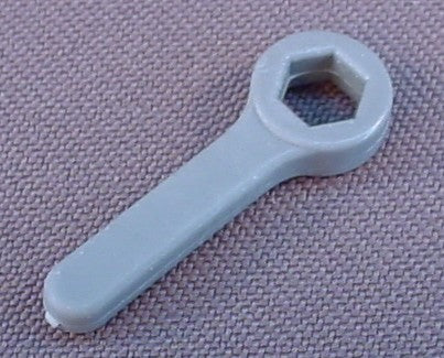 Playmobil Gray Closed Wrench Tool, 3197 3334 3992 4041 4078 4422