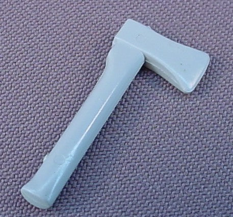 Playmobil Light Gray Hatchet Tool, 3203X 3277 3472 3756 3759 3781 4053A 4482 7325 7786