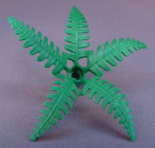 Playmobil Dark Green Large Outer Fern Section With A Hole To Add An Inner Section, 3031 3098 3125