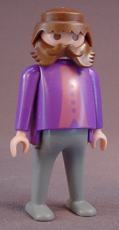 Playmobil Adult Male Victorian Master Of The House Figure With Brown Hair & A Purple Coat, 5300