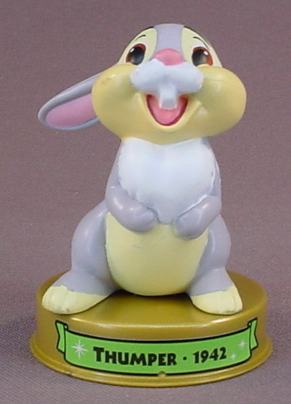 Disney 100 Years Of Magic Thumper PVC Figure On A Base, Walt Disney World, Bambi Movie, 2002 McDonalds