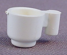 Playmobil White Coffee Mug Or Cup With Hand Grip, 3189 3413 3433 3630, P3412A