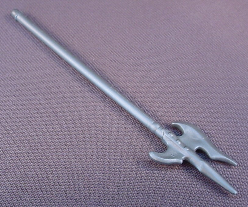 Playmobil Silver Gray Halberd Ax Weapon, 3268 3269 3314 3319 3328 4014 4153 4163 4177 4217 4865 4870