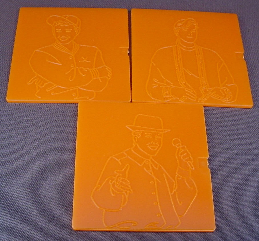 New Kids On The Block Fashion Plates And Instructions, Compatible With Tomy Fashion Plates, 1990 Hasbro, Irwin, Vintage