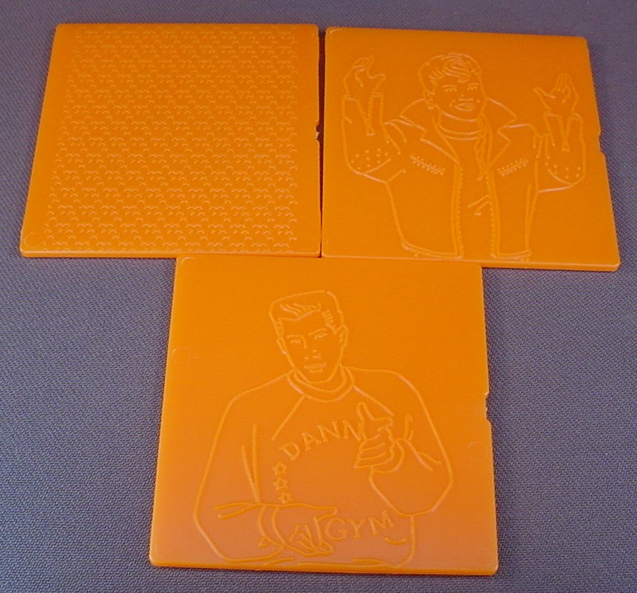 New Kids On The Block Fashion Plates And Instructions, Compatible With Tomy Fashion Plates, 1990 Hasbro, Irwin, Vintage
