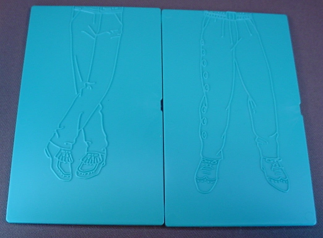 New Kids On The Block Fashion Plates And Instructions, Compatible With Tomy Fashion Plates, 1990 Hasbro, Irwin, Vintage