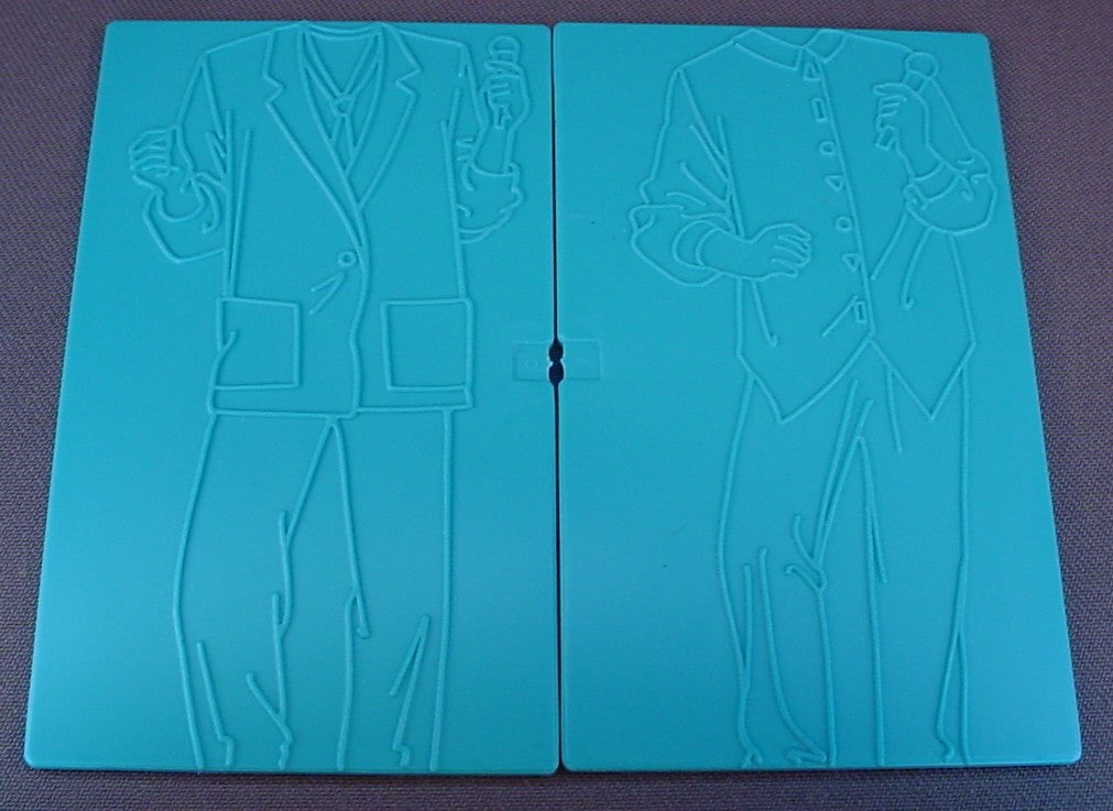 New Kids On The Block Fashion Plates And Instructions, Compatible With Tomy Fashion Plates, 1990 Hasbro, Irwin, Vintage