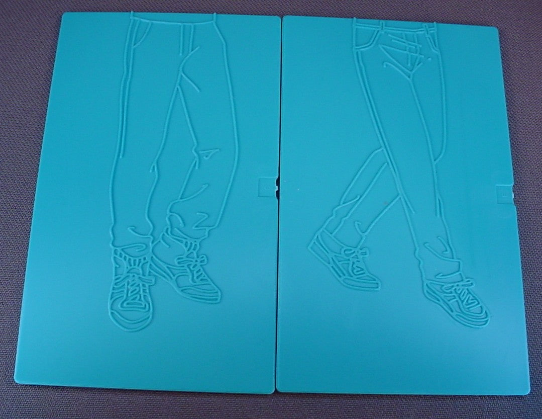 New Kids On The Block Fashion Plates And Instructions, Compatible With Tomy Fashion Plates, 1990 Hasbro, Irwin, Vintage