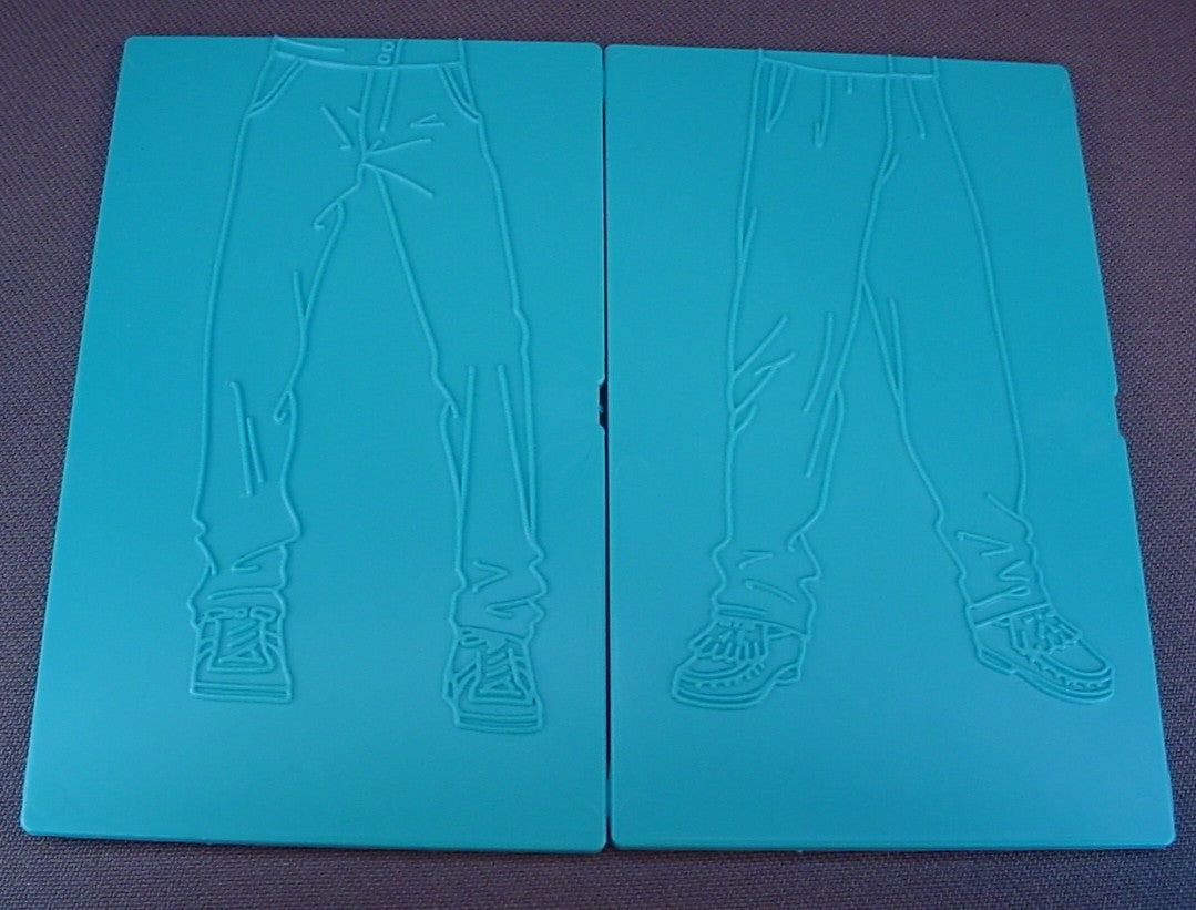 New Kids On The Block Fashion Plates And Instructions, Compatible With Tomy Fashion Plates, 1990 Hasbro, Irwin, Vintage