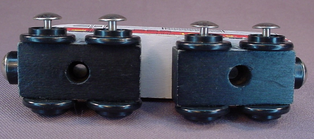 Imaginarium Wooden JS 101312 Diesel Train Engine, Compatible With Brio And Thomas The Tank Engine Tracks, Has Magnets On Both Ends, 4 3/8 Inches Long, Has Some Paint Wear From Play Use, Wood