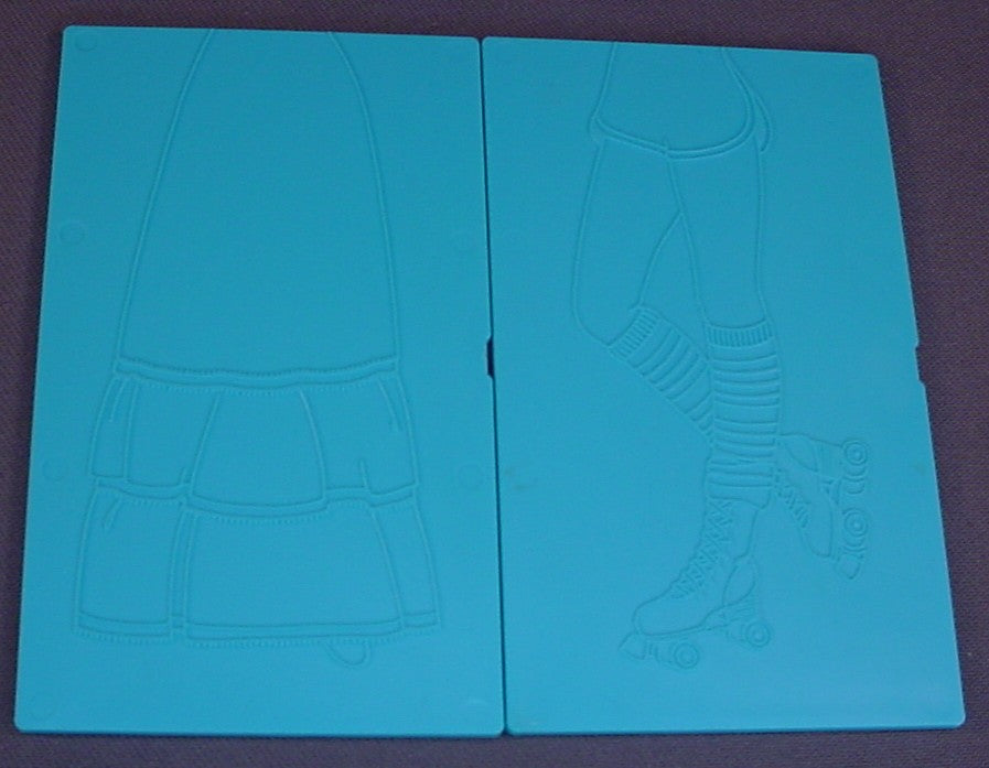 Vintage Tomy More Fashion Plates Set #2510 In The Original Box, Has The Original Plastic Tray With The Crayon & Holder, Has 15 Fashion Plates, 1978 Tomy