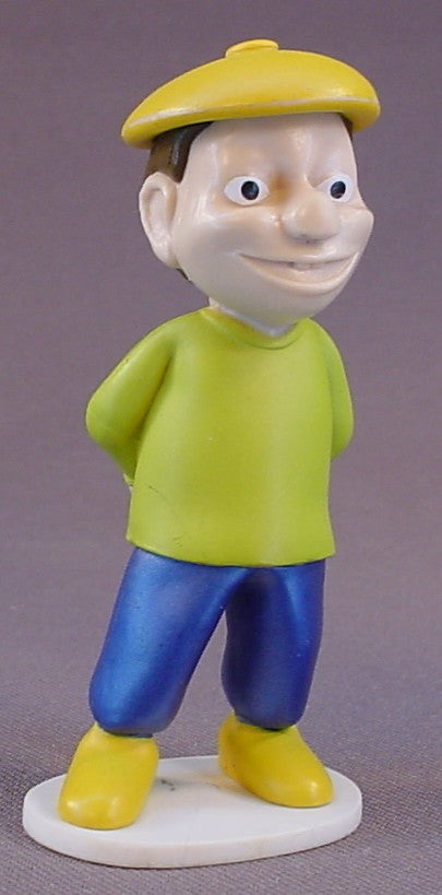 Tito Or El Nene Tito Figure On A White Base, 3 1/4 Inches Tall, From The Animated Series La Granja De Zenon, Leader Entertainment
