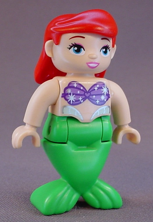 Lego Duplo 25139 Articulated Mermaid Figure, The Head And Arms Move, Bends At The Waist, Disney Ariel, Little Mermaid