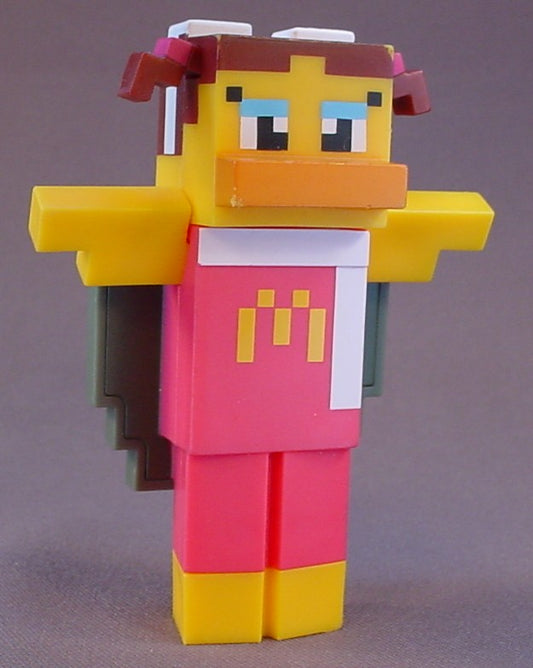 Minecraft Birdie Wing Figure, 4 Inches Tall, Birdie The Early Bird, 2025 McDonalds Minecraft Movie Series