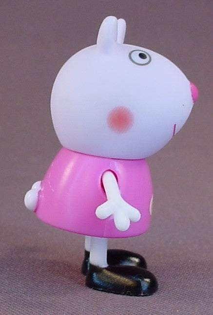 Suzy Sheep Plastic Figure From Peppa Pig TV Show, 2 3/8 Inches Tall, The Head Swivels And The Arms Move, 2003 Jazwares