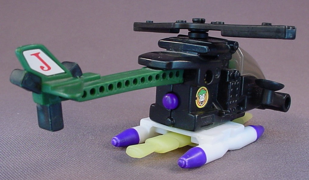 Batman Lego Joker Helicopter With Firing Missile, 5 Inches Long, The Rotor Blade Turns, The Light Swivels, 2008 McDonalds