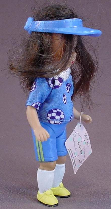 Madame Alexander Kick It Soccer Player Girl Doll With The Paper Tag, 5 Inches Tall, 2005 McDonalds, Football