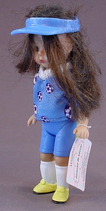 Madame Alexander Kick It Soccer Player Girl Doll With The Paper Tag, 5 Inches Tall, 2005 McDonalds, Football