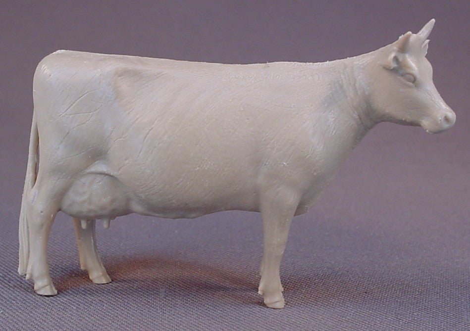 Marx Vintage Prize Livestock Farm Animals, Lot Of 8 Animals, Tan Color, 1950's Or Early 1960's, Louis Marx & Co., 2 American Guernsey Cows, Brown Swiss, Ayrshire, Hereford, American Short Horn, Black Angus, Poland Pig
