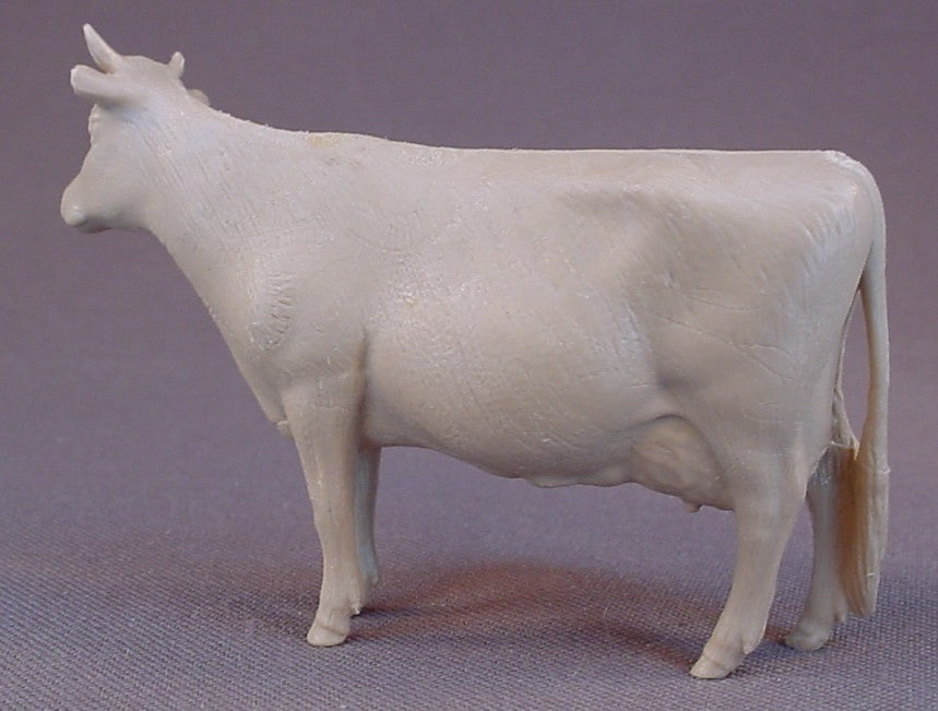 Marx Vintage Prize Livestock Farm Animals, Lot Of 8 Animals, Tan Color, 1950's Or Early 1960's, Louis Marx & Co., 2 American Guernsey Cows, Brown Swiss, Ayrshire, Hereford, American Short Horn, Black Angus, Poland Pig