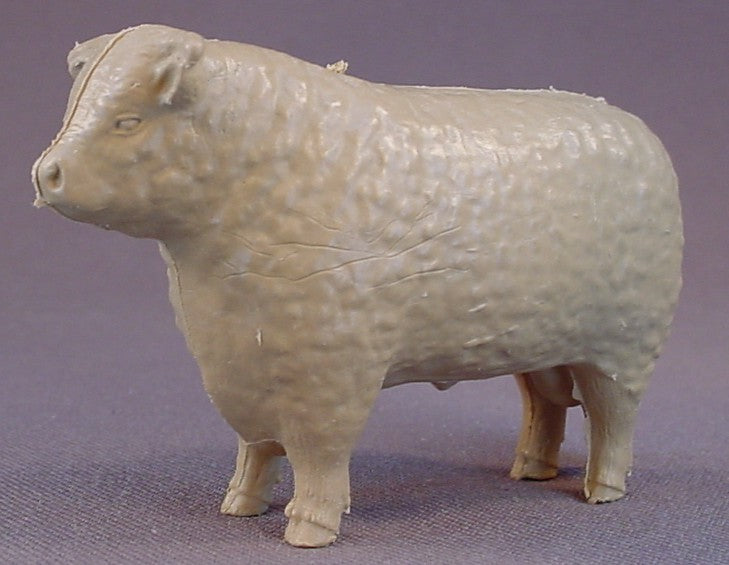Marx Vintage Prize Livestock Farm Animals, Lot Of 8 Animals, Tan Color, 1950's Or Early 1960's, Louis Marx & Co., 2 American Guernsey Cows, Brown Swiss, Ayrshire, Hereford, American Short Horn, Black Angus, Poland Pig