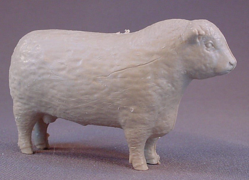 Marx Vintage Prize Livestock Farm Animals, Lot Of 8 Animals, Tan Color, 1950's Or Early 1960's, Louis Marx & Co., 2 American Guernsey Cows, Brown Swiss, Ayrshire, Hereford, American Short Horn, Black Angus, Poland Pig