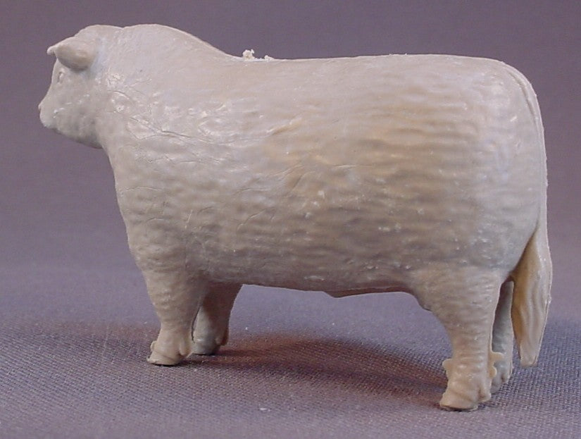 Marx Vintage Prize Livestock Farm Animals, Lot Of 8 Animals, Tan Color, 1950's Or Early 1960's, Louis Marx & Co., 2 American Guernsey Cows, Brown Swiss, Ayrshire, Hereford, American Short Horn, Black Angus, Poland Pig