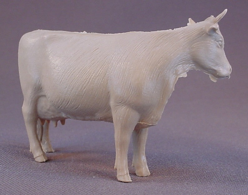 Marx Vintage Prize Livestock Farm Animals, Lot Of 8 Animals, Tan Color, 1950's Or Early 1960's, Louis Marx & Co., 2 American Guernsey Cows, Brown Swiss, Ayrshire, Hereford, American Short Horn, Black Angus, Poland Pig