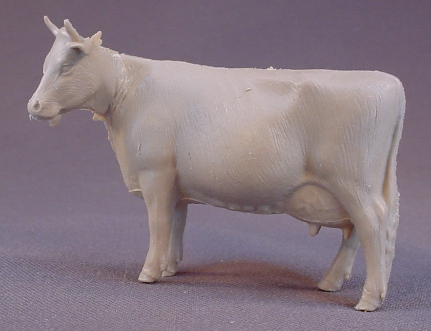 Marx Vintage Prize Livestock Farm Animals, Lot Of 8 Animals, Tan Color, 1950's Or Early 1960's, Louis Marx & Co., 2 American Guernsey Cows, Brown Swiss, Ayrshire, Hereford, American Short Horn, Black Angus, Poland Pig