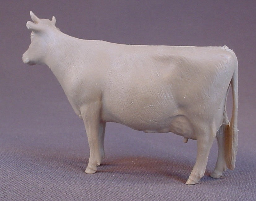 Marx Vintage Prize Livestock Farm Animals, Lot Of 8 Animals, Tan Color, 1950's Or Early 1960's, Louis Marx & Co., 2 American Guernsey Cows, Brown Swiss, Ayrshire, Hereford, American Short Horn, Black Angus, Poland Pig