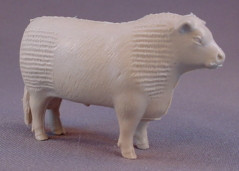 Marx Vintage Prize Livestock Farm Animals, Lot Of 8 Animals, Tan Color, 1950's Or Early 1960's, Louis Marx & Co., 2 American Guernsey Cows, Brown Swiss, Ayrshire, Hereford, American Short Horn, Black Angus, Poland Pig