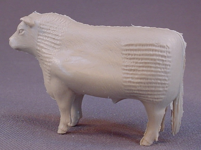 Marx Vintage Prize Livestock Farm Animals, Lot Of 8 Animals, Tan Color, 1950's Or Early 1960's, Louis Marx & Co., 2 American Guernsey Cows, Brown Swiss, Ayrshire, Hereford, American Short Horn, Black Angus, Poland Pig