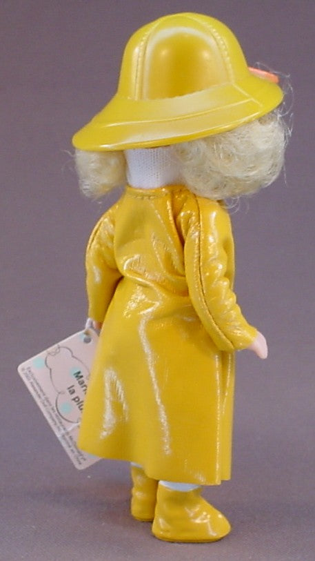 Madame Alexander It's Raining Doll With The Paper Tag, Wearing A Yellow Raincoat & Ducky Hat, 5 Inches Tall, 2003 McDonalds