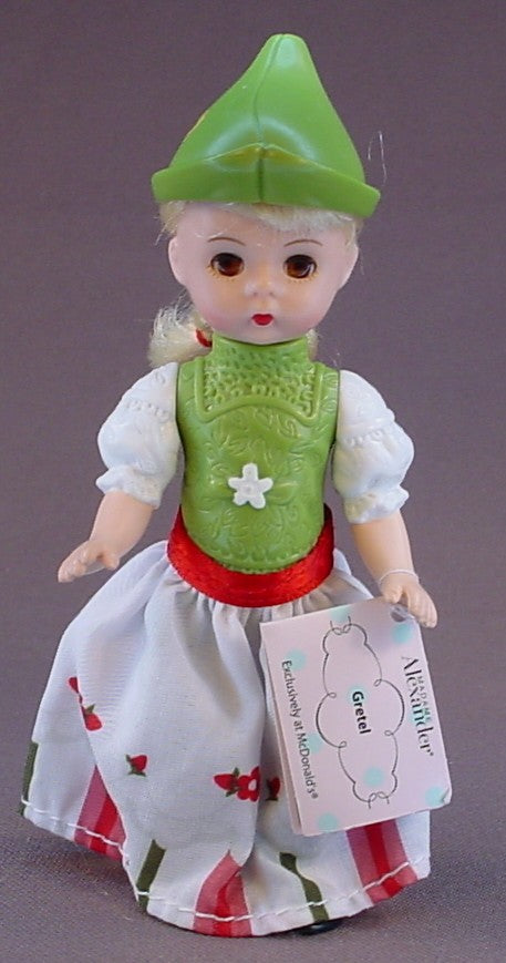 Madame Alexander Gretel Story Book Doll With The Paper Tag, 5 Inches Tall, 2010 McDonalds