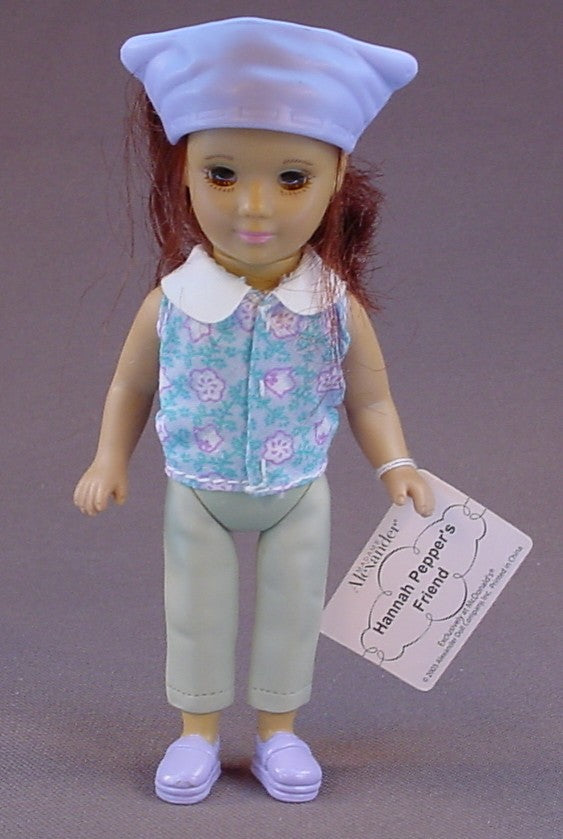 Madame Alexander Hannah Pepper's Friend Doll With The Paper Tag, 5 Inches Tall, 2003 McDonalds