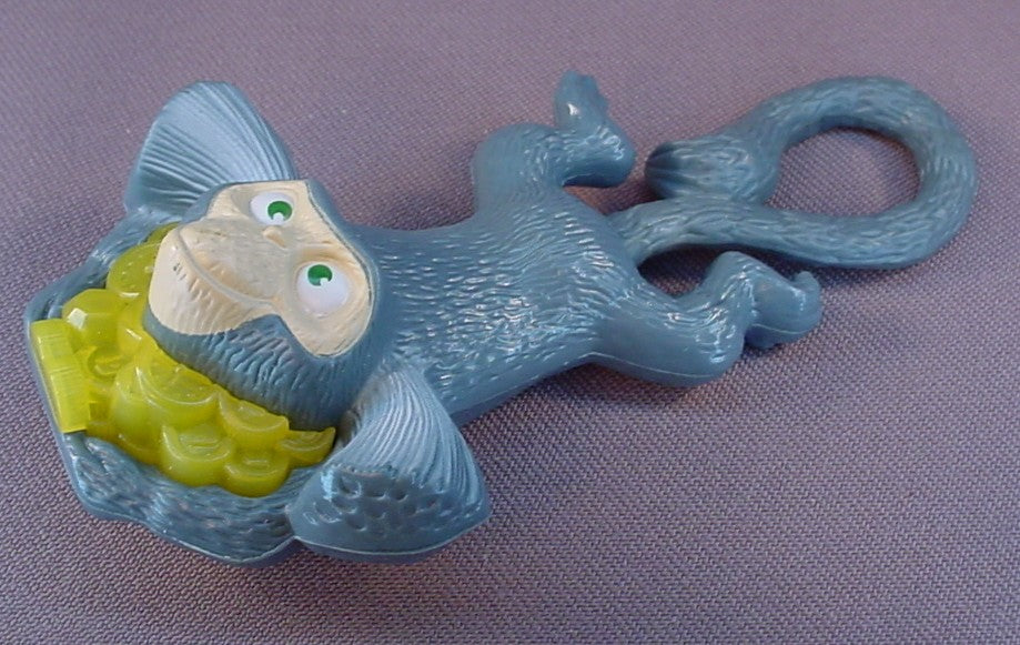 Rio 2 Movie Mauro A Marmoset Monkey Figure Toy With Light Up Fruit, Has An On Off Switch, 4 1/2 Inches Long, 2011 McDonalds