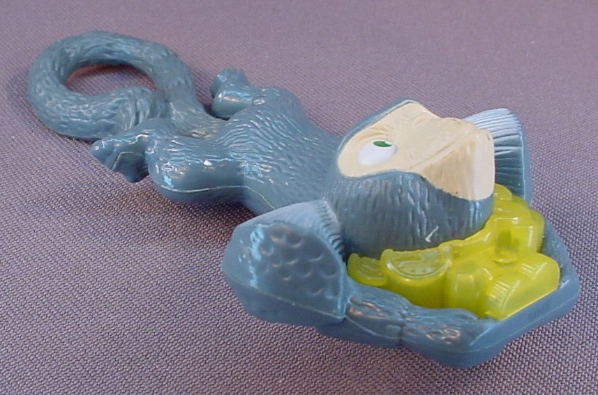 Rio 2 Movie Mauro A Marmoset Monkey Figure Toy With Light Up Fruit, Has An On Off Switch, 4 1/2 Inches Long, 2011 McDonalds